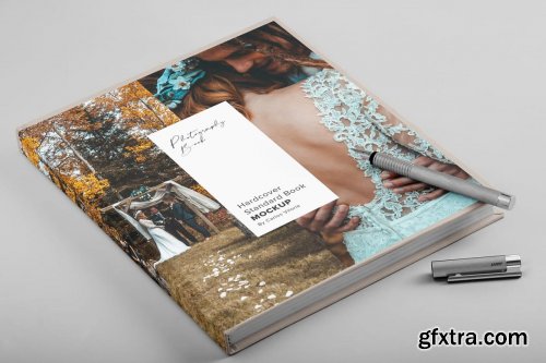 CreativeMarket - Hardcover Photo Book Mockup 02 4765306