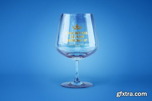 CreativeMarket - Water and Cocktail Glass Mockup Set 4774238