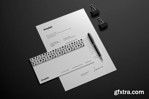 CreativeMarket - Elegant Stationery Branding Mockup 4433253