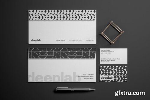 CreativeMarket - Elegant Stationery Branding Mockup 4433253