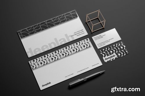 CreativeMarket - Elegant Stationery Branding Mockup 4433253