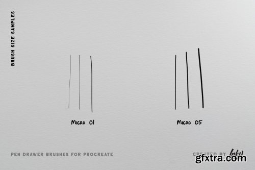 CreativeMarket - Pen Drawer Procreate Brush Set 3815806