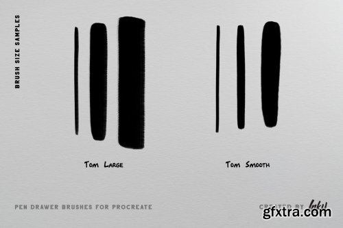 CreativeMarket - Pen Drawer Procreate Brush Set 3815806