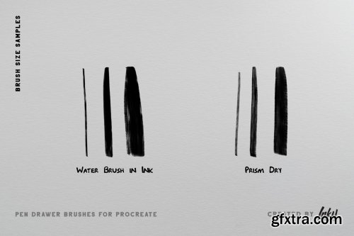 CreativeMarket - Pen Drawer Procreate Brush Set 3815806