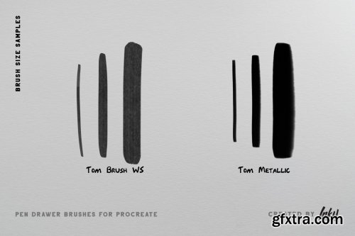 CreativeMarket - Pen Drawer Procreate Brush Set 3815806