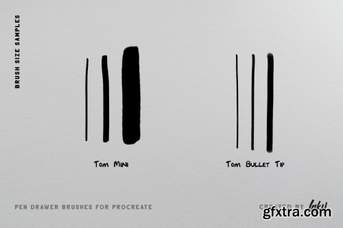 CreativeMarket - Pen Drawer Procreate Brush Set 3815806