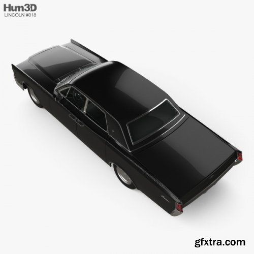 Lincoln Continental sedan 1968 3D model