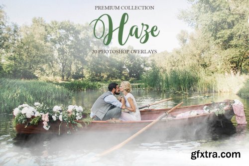 CreativeMarket - Haze Photoshop Overlays 4722895