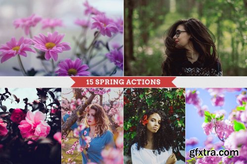 CreativeMarket - Spring Photoshop Actions 4710524