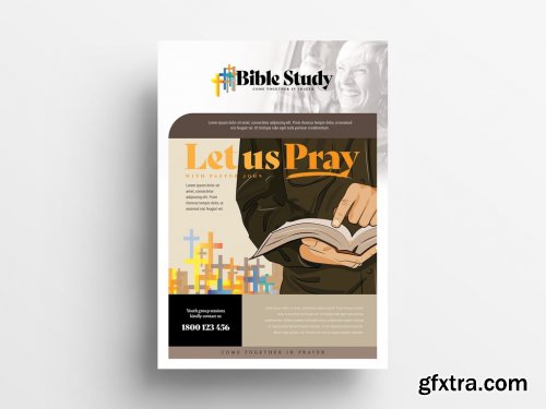 Bible Study Flyer Layout 338902451