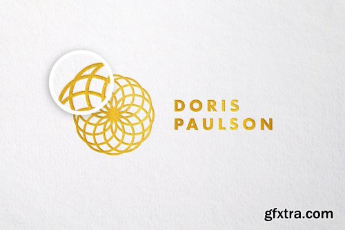 CreativeMarket - Gold Foil Logo Mockup 4817227