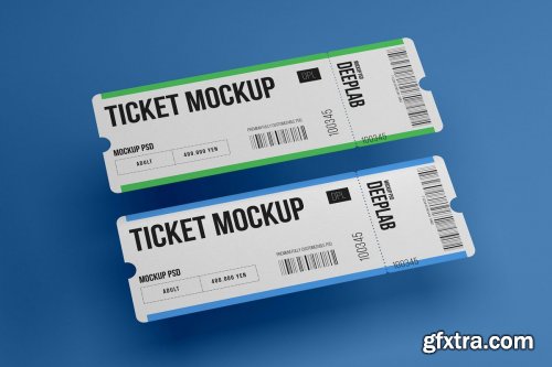 CreativeMarket - Tickets Mockup Set - 17 styles 4328495