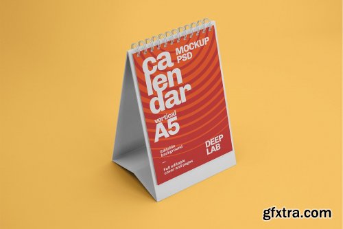 CreativeMarket - Desk Calendar Mockup Set - 23 styles 4342322