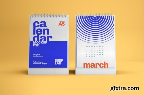 CreativeMarket - Desk Calendar Mockup Set - 23 styles 4342322