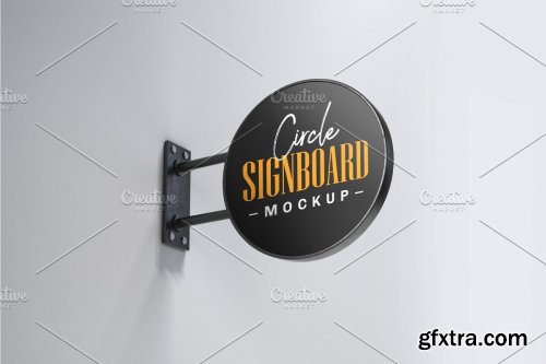 CreativeMarket - Street Signboard Mockup Set 4774293