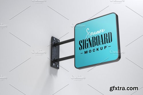 CreativeMarket - Street Signboard Mockup Set 4774293