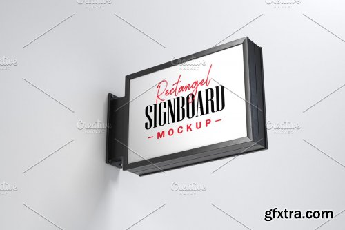 CreativeMarket - Street Signboard Mockup Set 4774293