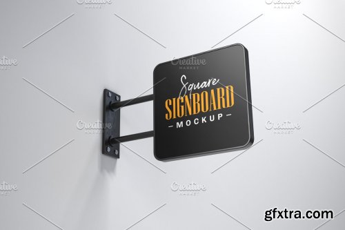 CreativeMarket - Street Signboard Mockup Set 4774293