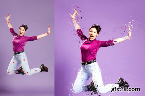 CreativeMarket - Blast Dispersion Photoshop Action 4755670