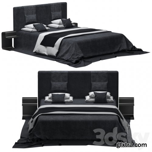 Minotti bed