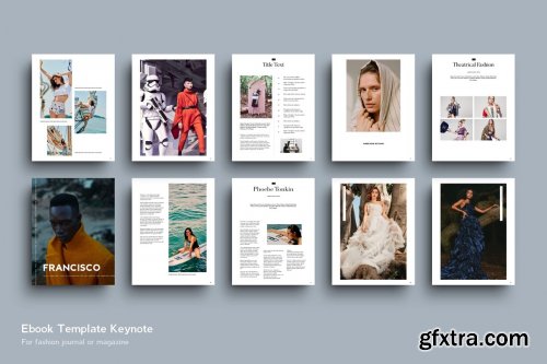 CreativeMarket - EBOOK Template ⋮ Fashion ⋮ 22 Pages 4630374