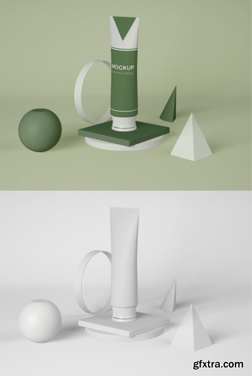 Plastic Cosmetic Tube Mockup 339301147