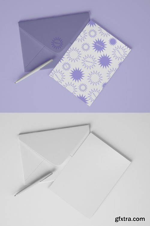 Card and Envelope Mockup 339299532