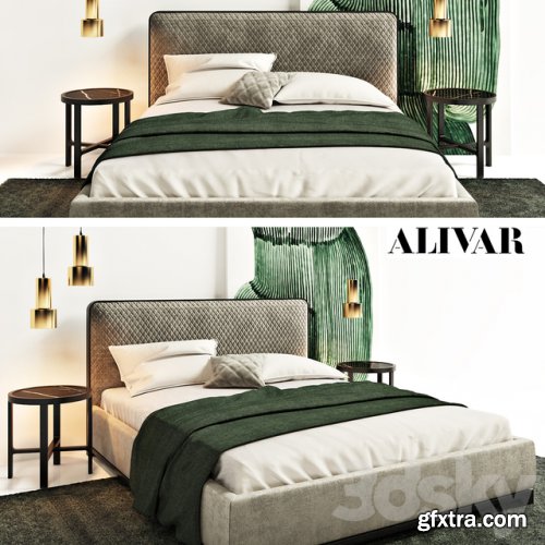 BALI bed by ALIVAR