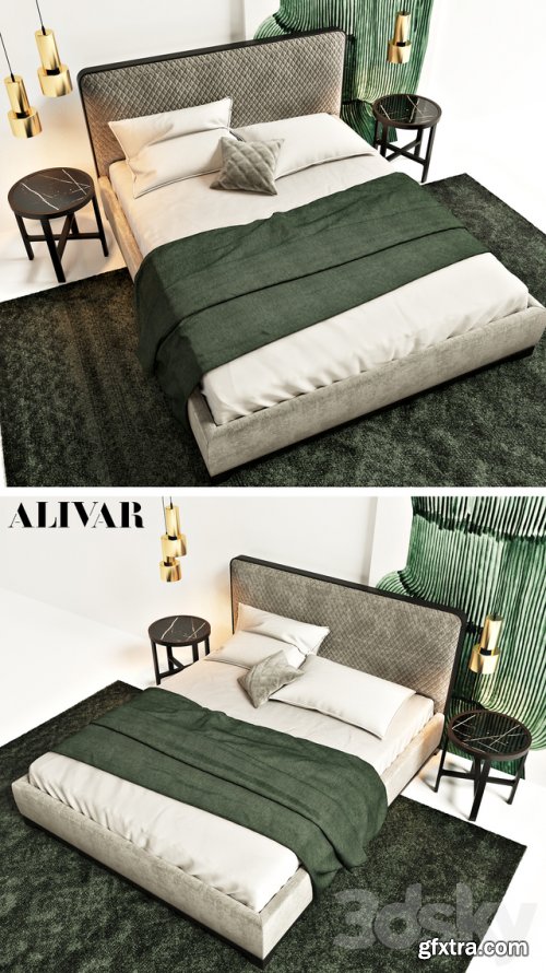 BALI bed by ALIVAR