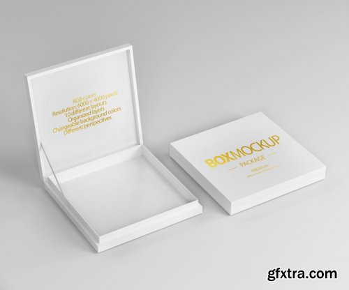 CreativeMarket - Box Package Mockup