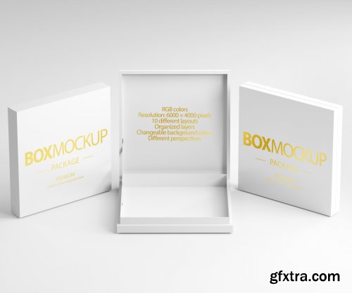 CreativeMarket - Box Package Mockup