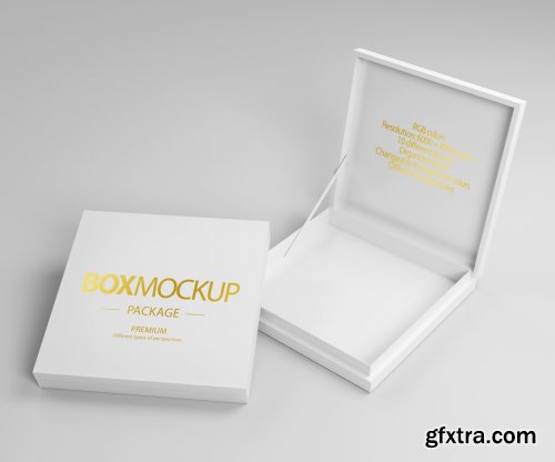 CreativeMarket - Box Package Mockup