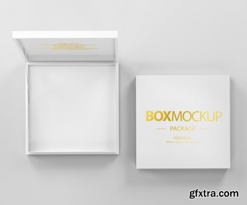 CreativeMarket - Box Package Mockup