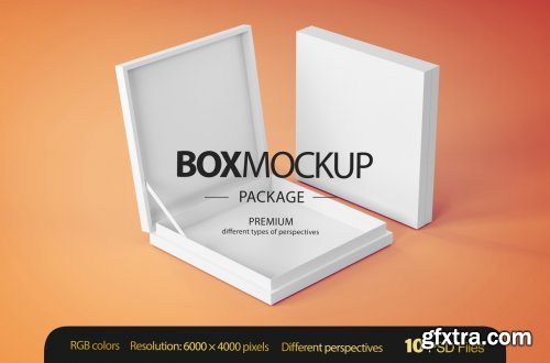 CreativeMarket - Box Package Mockup