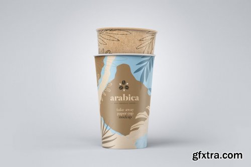 CreativeMarket - Take Away Paper Coffee Cup Mockups 4813086