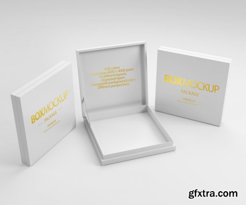 CreativeMarket - Box Package Mockup