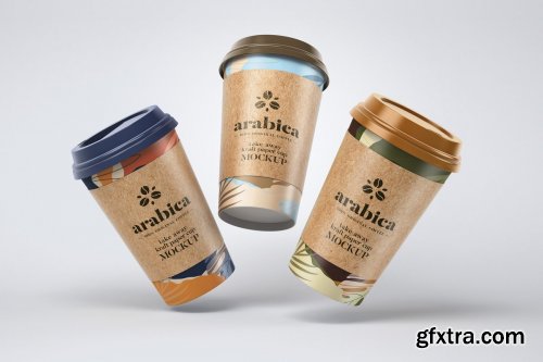 CreativeMarket - Take Away Paper Coffee Cup Mockups 4813086