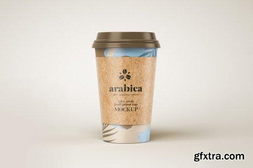 CreativeMarket - Take Away Paper Coffee Cup Mockups 4813086