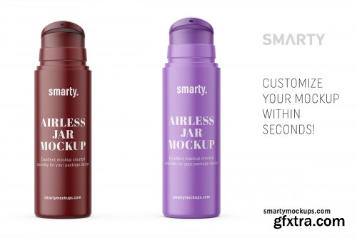 CreativeMarket - Matt airless bottle mockup 4552418