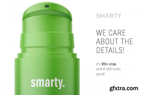 CreativeMarket - Matt airless bottle mockup 4552418