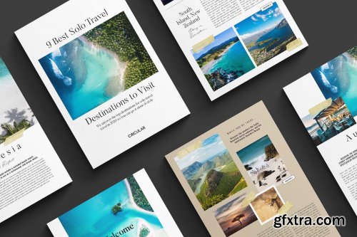 CreativeMarket - WANDERLUST / Lead Magnet Template 4494876