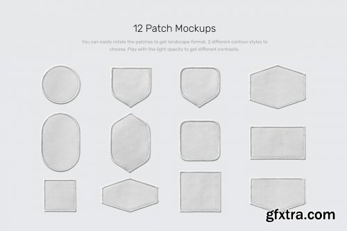 Download Creativemarket Patch Mockups Embroidery Generator 4825446 Gfxtra