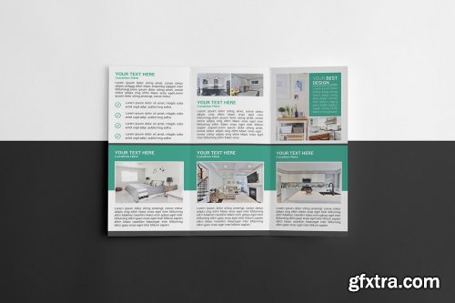 CreativeMarket - Real Estate Trifold Brochure 4686425