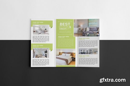 CreativeMarket - Real Estate Trifold Brochure 4686412