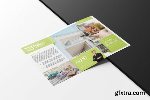 CreativeMarket - Real Estate Trifold Brochure 4686412