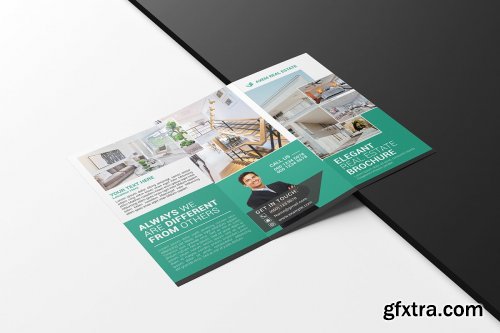 CreativeMarket - Real Estate Trifold Brochure 4686425