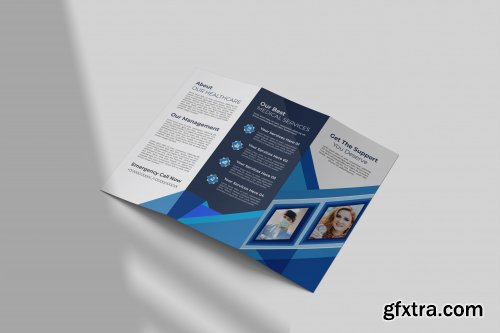 CreativeMarket - Corporate Medical Tri-Fold Brochure 4678569