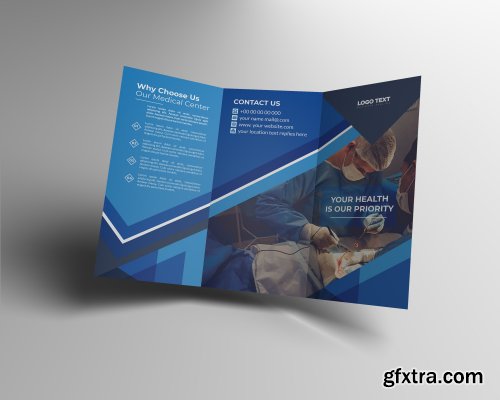 CreativeMarket - Corporate Medical Tri-Fold Brochure 4678569