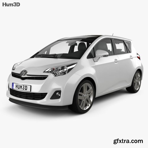 Toyota Ractis (Verso S) 2012 3D model