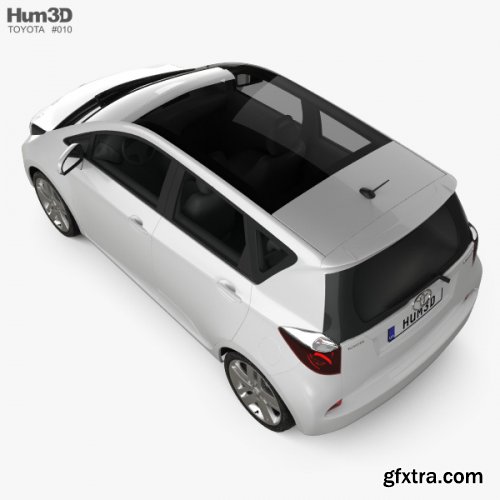 Toyota Ractis (Verso S) 2012 3D model